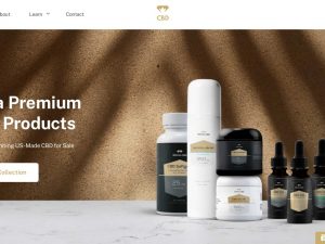 CBD Products Website | Potential Profit: 5000$/month