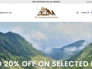 Camping/Hiking Products Website | Potential Profit: 5000$/month