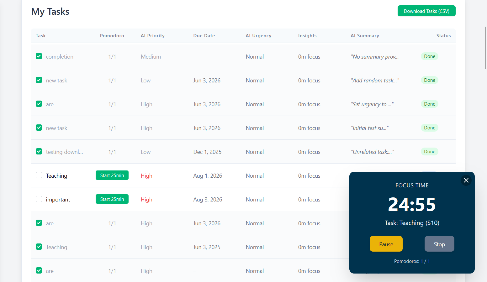 SitefyToDo Dashboard