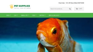 Pet Products Website | Potential Profit: 5000$/month