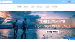 Fishing Dropship Ecommerce Website | Potential Profit: 5000$/month