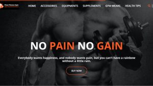 GYM Products Website | Potential Profit: 5000$/month