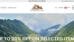 Camping/Hiking Products Website | Potential Profit: 5000$/month