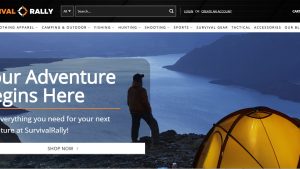 Outdoor and Survival Gear Dropship Ecommerce Website | Potential Profit: 5000$/month