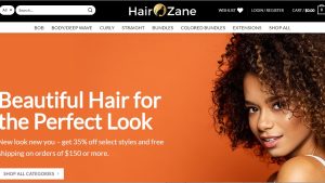 Wig and hair extension Dropship Ecommerce Website | Potential Profit: 5000$/month
