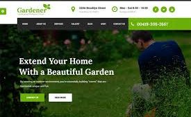 Gardening Website Design | Website Development