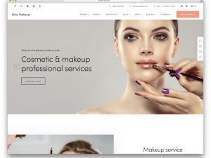Makeup Artists Website Design | Website Development