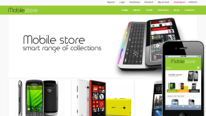 Mobile shop Website Design | Website Development