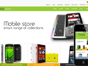 Mobile shop Website Design | Website Development
