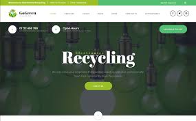 Recycling Website Design | Website Development