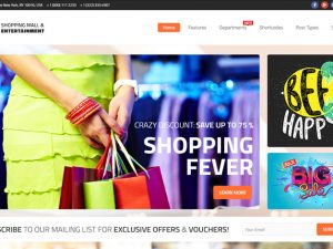 Shopping Malls Website Design | Website Development