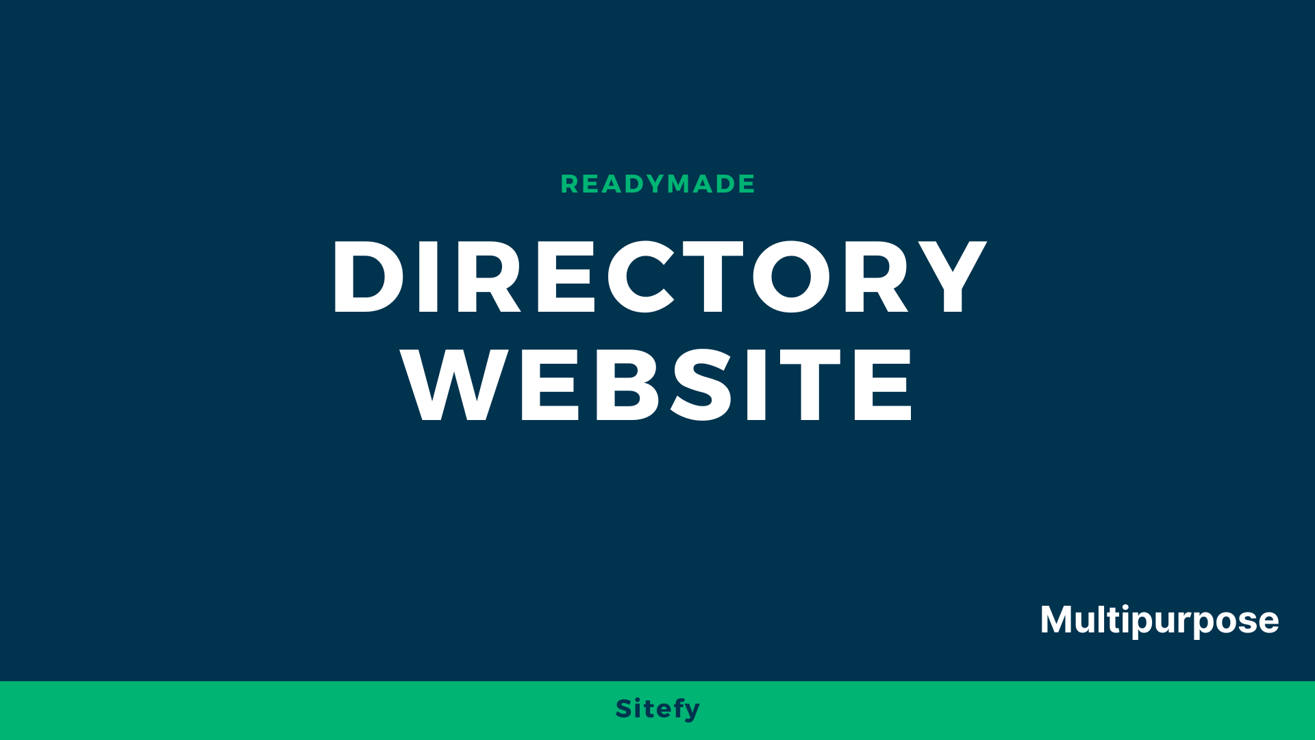 Readymade Directory Website for Sale