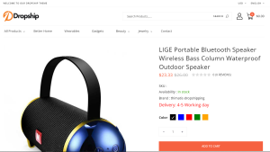 Bluetooth Speakers Readymade Dropship Store | Potential Profit: 5000$/month