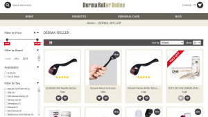 Derma Rollers Readymade Dropship Store | Potential Profit: 5000$/month