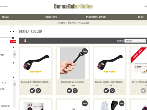 Derma Rollers Readymade Dropship Store | Potential Profit: 5000$/month