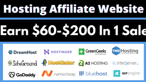 Hosting affiliate marketing website | Autoblog for passive income | Potential Profit: 5000$/month