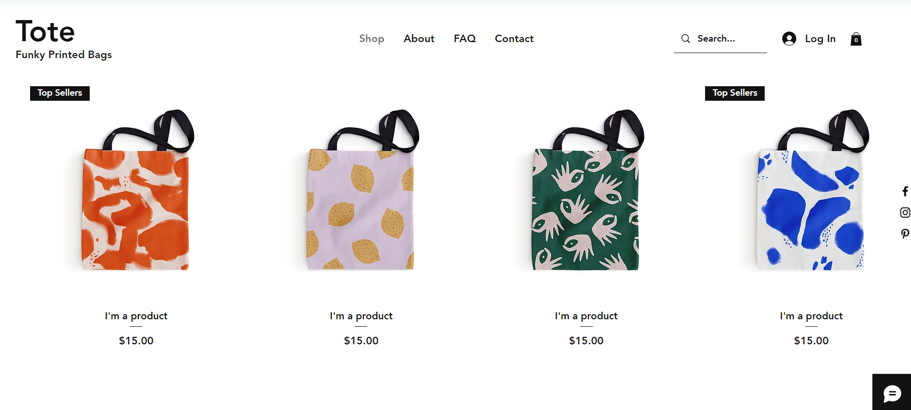 Tote Bags Readymade Dropship Store | Potential Profit: 5000$/month