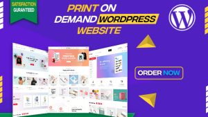 Readymade Print on Demand Website | Potential Profit: 5000$/month