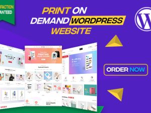 Readymade Print on Demand Website | Potential Profit: 5000$/month