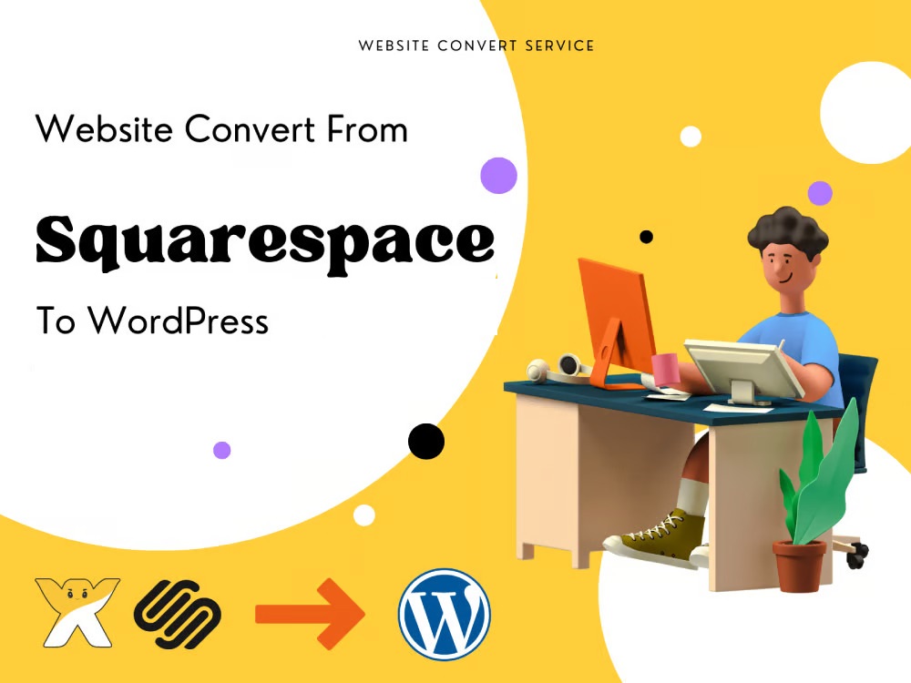 Convert clone or transfer squarespace to wordpress website