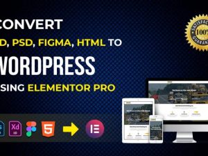 Convert figma to wordpress website, xd to wordpress, psd to wordpress