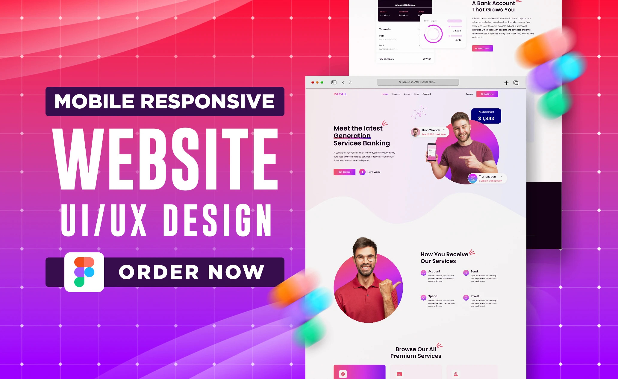 UI/UX Website Design using figma, xd, psd | UI/UX Web Design Services ...