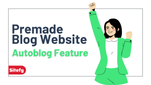 premade blog website