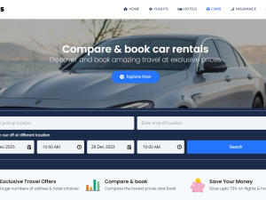 Car Rental Website for Sale | Potential Profit: 5000$/month