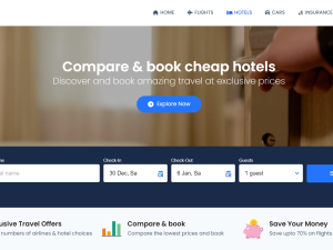 Hotel Booking Website for Sale | Potential Profit: 5000$/month
