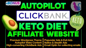 Keto diet clickbank affiliate website | Passive Income