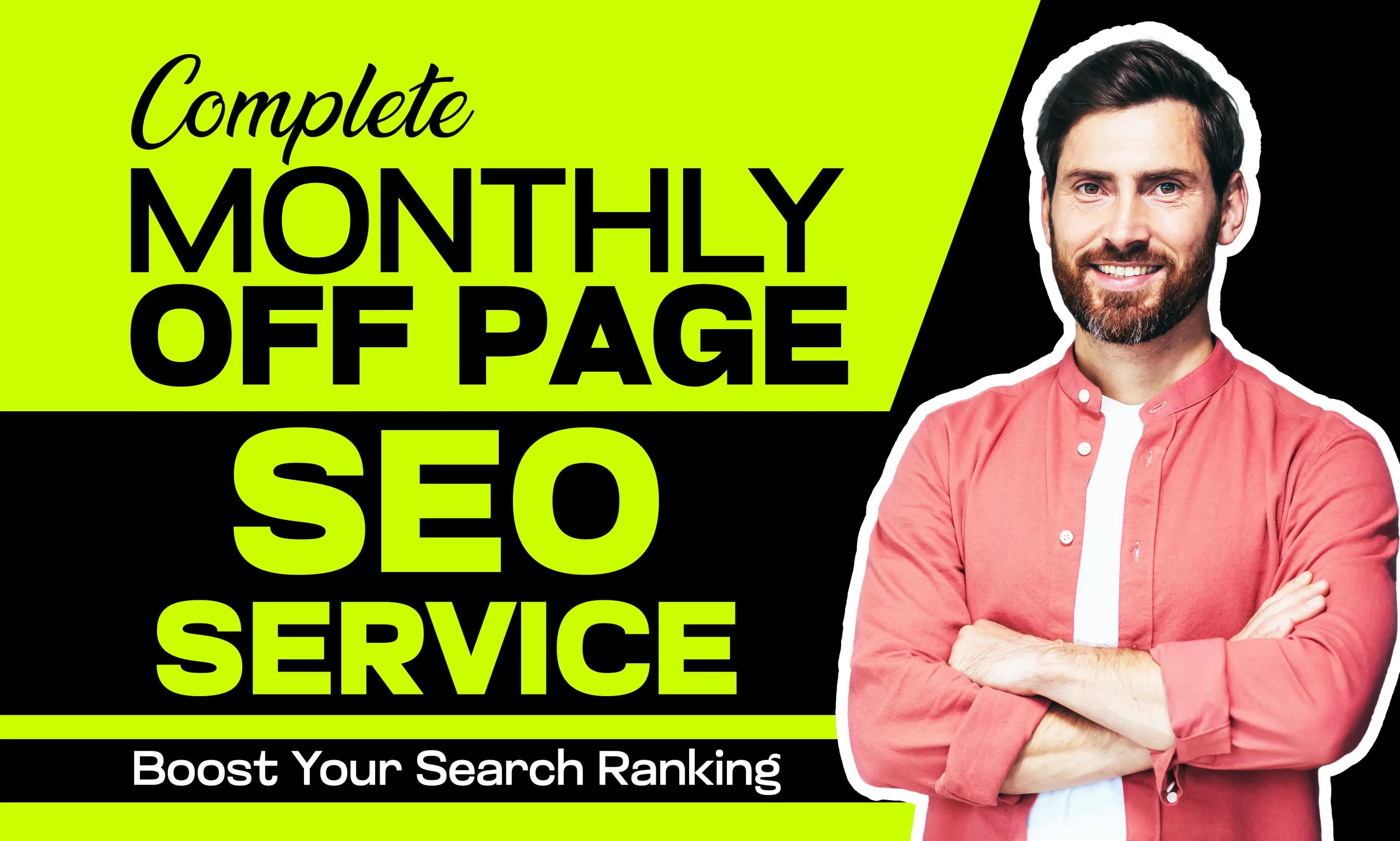 We will do monthly off page SEO service by white hat high authority ...