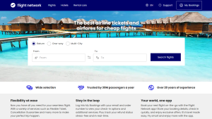 Create Website like flightnetwork