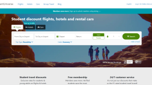 Create Website like studentuniverse