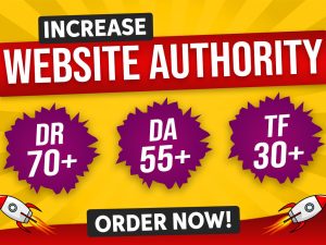 You will get Domain Authority [DA] Improvement Services