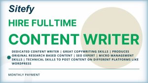 Content Writer for Hire – Dedicated Employee