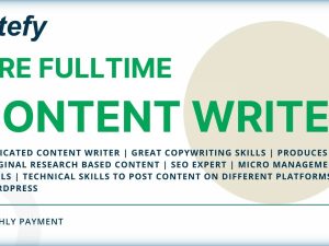 Content Writer for Hire – Dedicated Employee