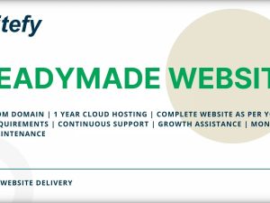 Readymade Website – Setup + Growth + Support