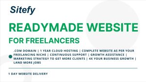 Readymade Website for Freelancers | Increase your income by 50%