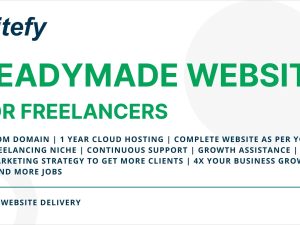 Readymade Website for Freelancers | Increase your income by 50%