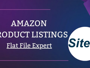 We will upload amazon product listings using flat file