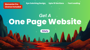 We will build one page website in 24 hrs