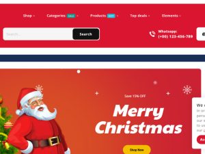 Christmas Products Website | Potential Profit: 6000$/month