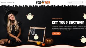 Halloween Products Website | Potential Profit: 5000$/month