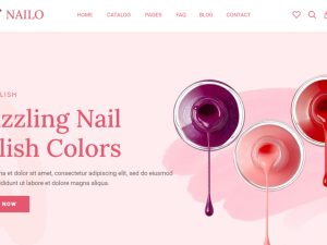 Nail Products Website | Potential Profit: 4000$/month