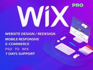 We will design wix website and redesign a business wix website