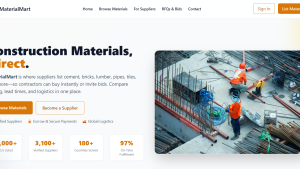 Construction Material Marketplace for Sale | Earn Up to $10K/month