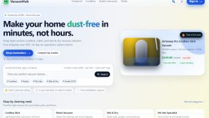 Vacuum Cleaner Readymade Dropship Store | Potential Profit: 5000$/month