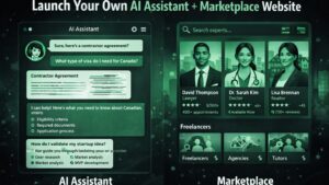 AI Assistant + Marketplace Platform SaaS for Sale