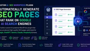 Custom AI SEO WordPress Plugin That Automatically Generates Ranking Pages for Google & ChatGPT