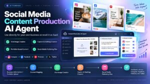 Social Media Content Production AI Agent for Sale